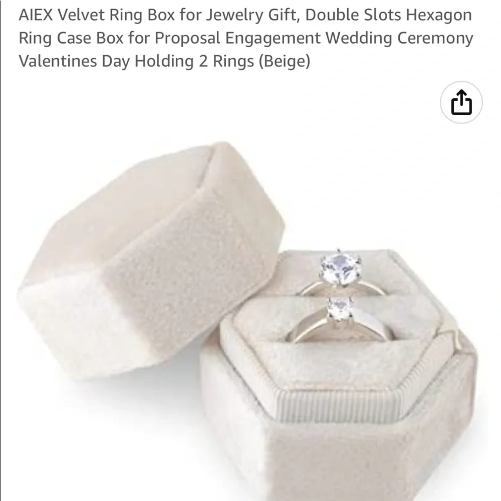 Velvet Ring Box - Picture 5 of 7